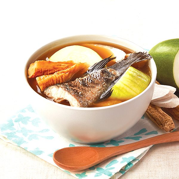 黨參淮棗節瓜山斑魚湯
